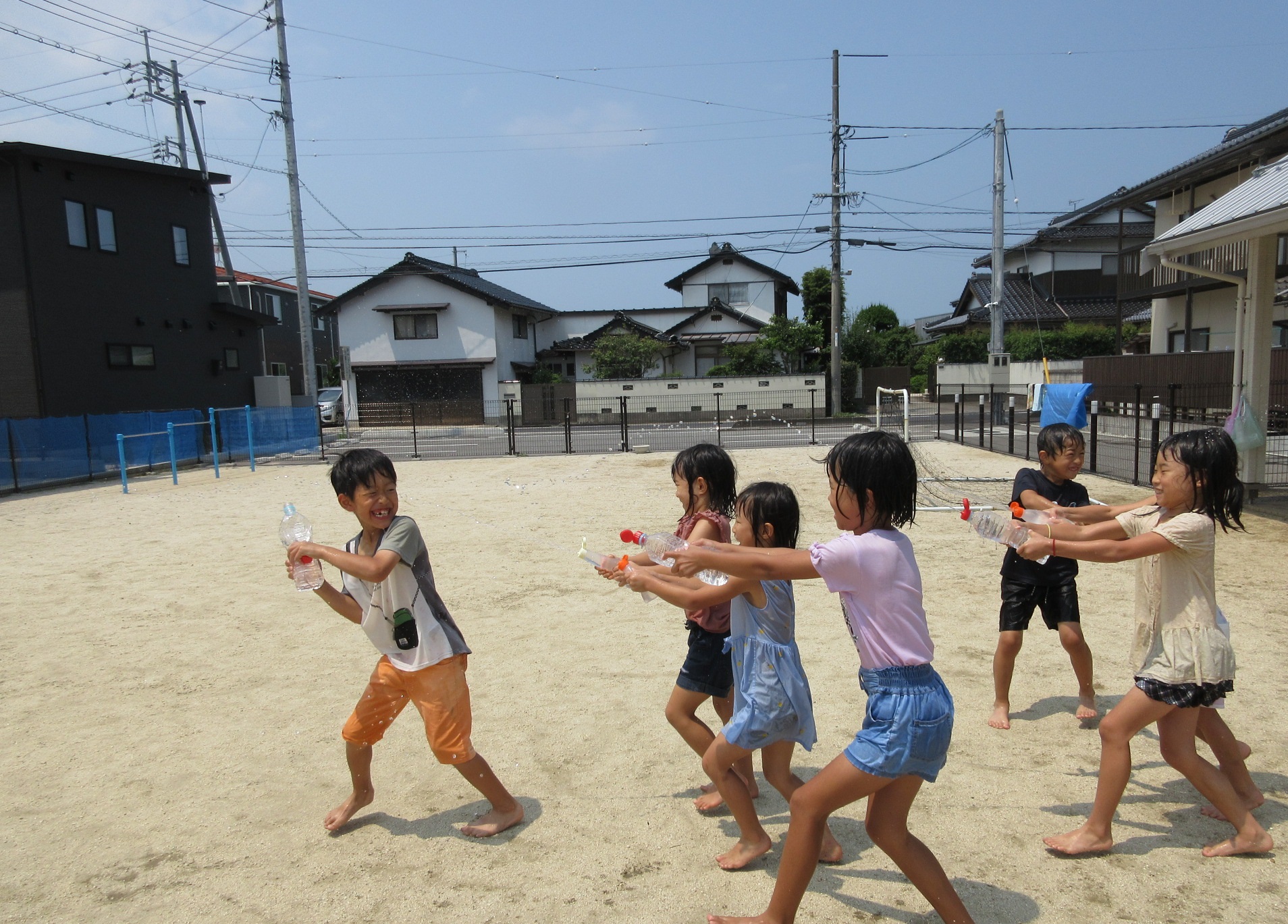 水遊び